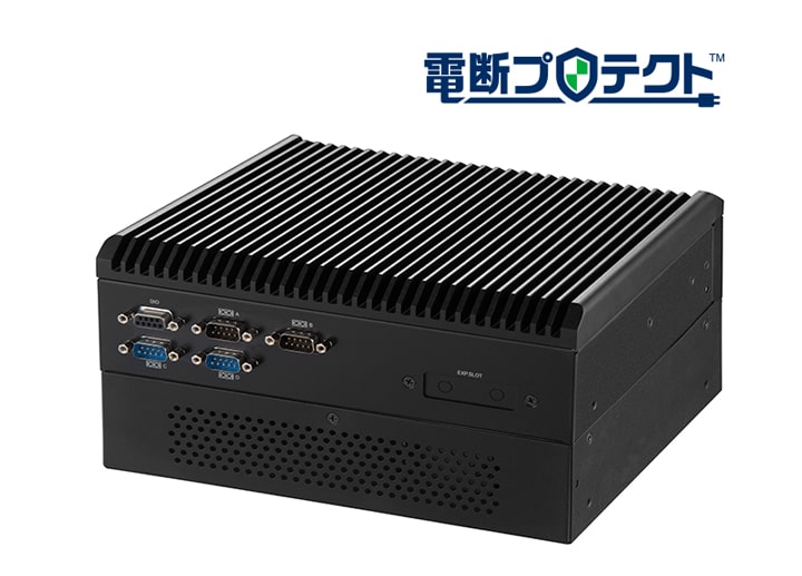 ファンレス組み込み用コンピュータ BX-M1500P2、BX-M1500P2A 背面部