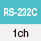 RS-232C 1ch