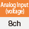 Analog Input (voltage) 8ch