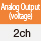 Analog Output (voltage) 2ch