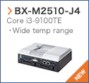【BX-M2510-J4】 Core i3-9100TE・Wide temp range