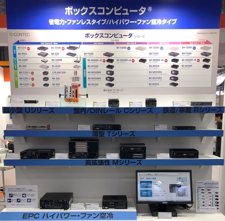 ボックスコンピュータ ブース図