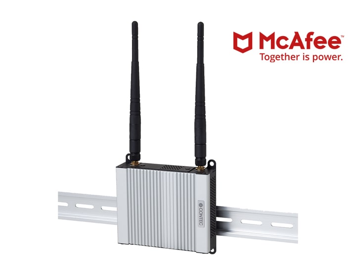 DIN rail mount image of Wireless LAN model