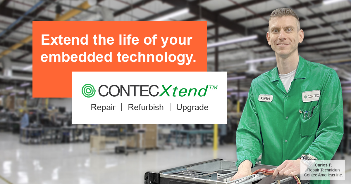 img: ContecXtend Promotional Banner Featuring Repair Technnician Carlos