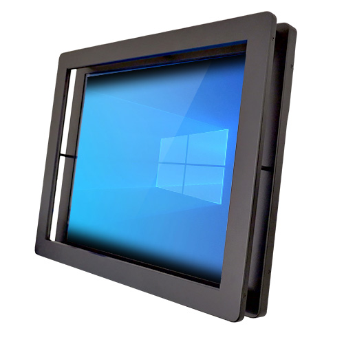 Image: Right angle view of CM-PO190I 19 inch Contactless Touch Monitor by Contec