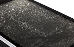 Image: PCAP Touch Screen with Water Droplets