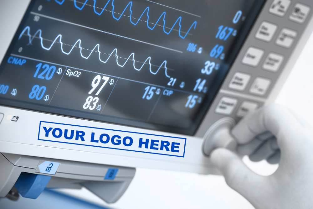 Medical Monitor Branding and Customization - Your Logo Here